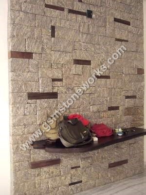 Multi colour stone cladding (1) 